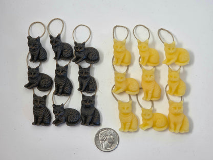 Cat Lady Cats - Set of 6 | Beeswax Ornaments