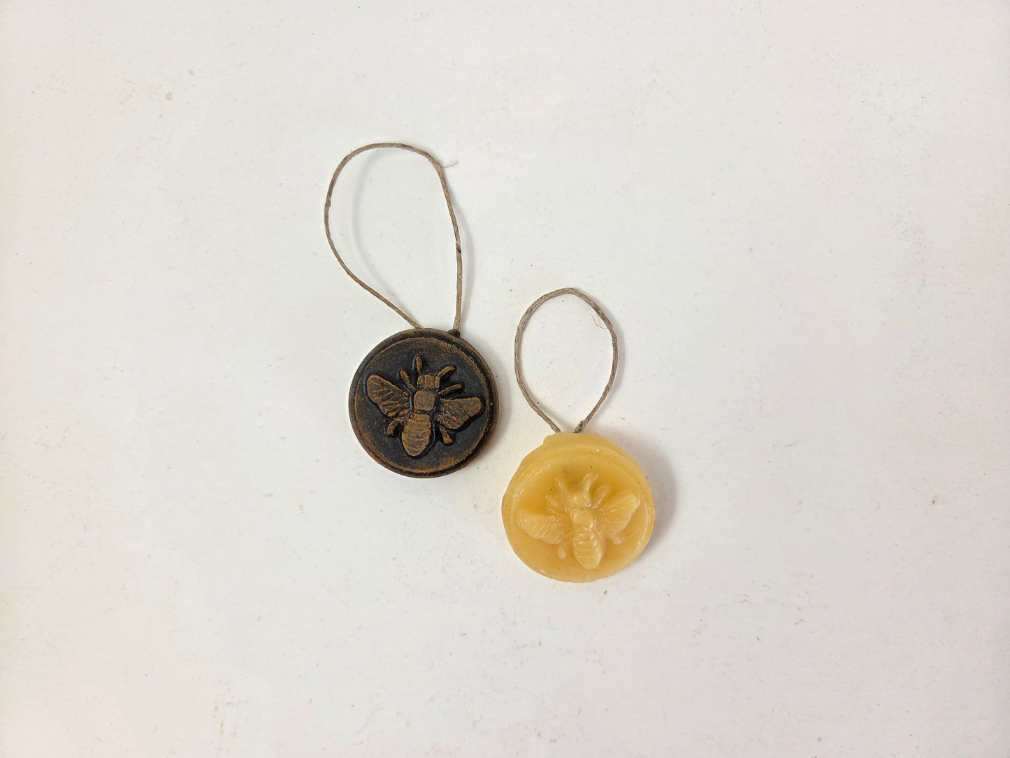 Bee Button | Beeswax Ornament