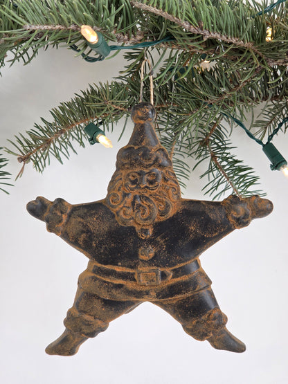 Star Santa | Beeswax Ornament