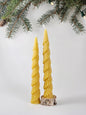 Spiral Tree Taper - Set of 2 | Beeswax Candles