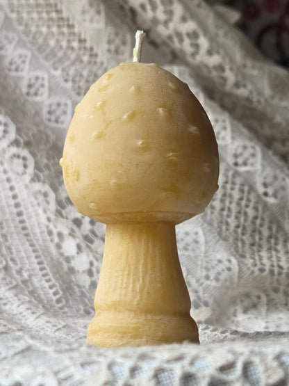Woodland Mushroom | Beeswax Candle