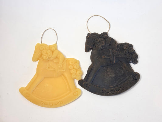 Antique Rocking Horse | Beeswax Ornament