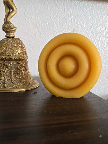 Concentric Circles | Beeswax Candle