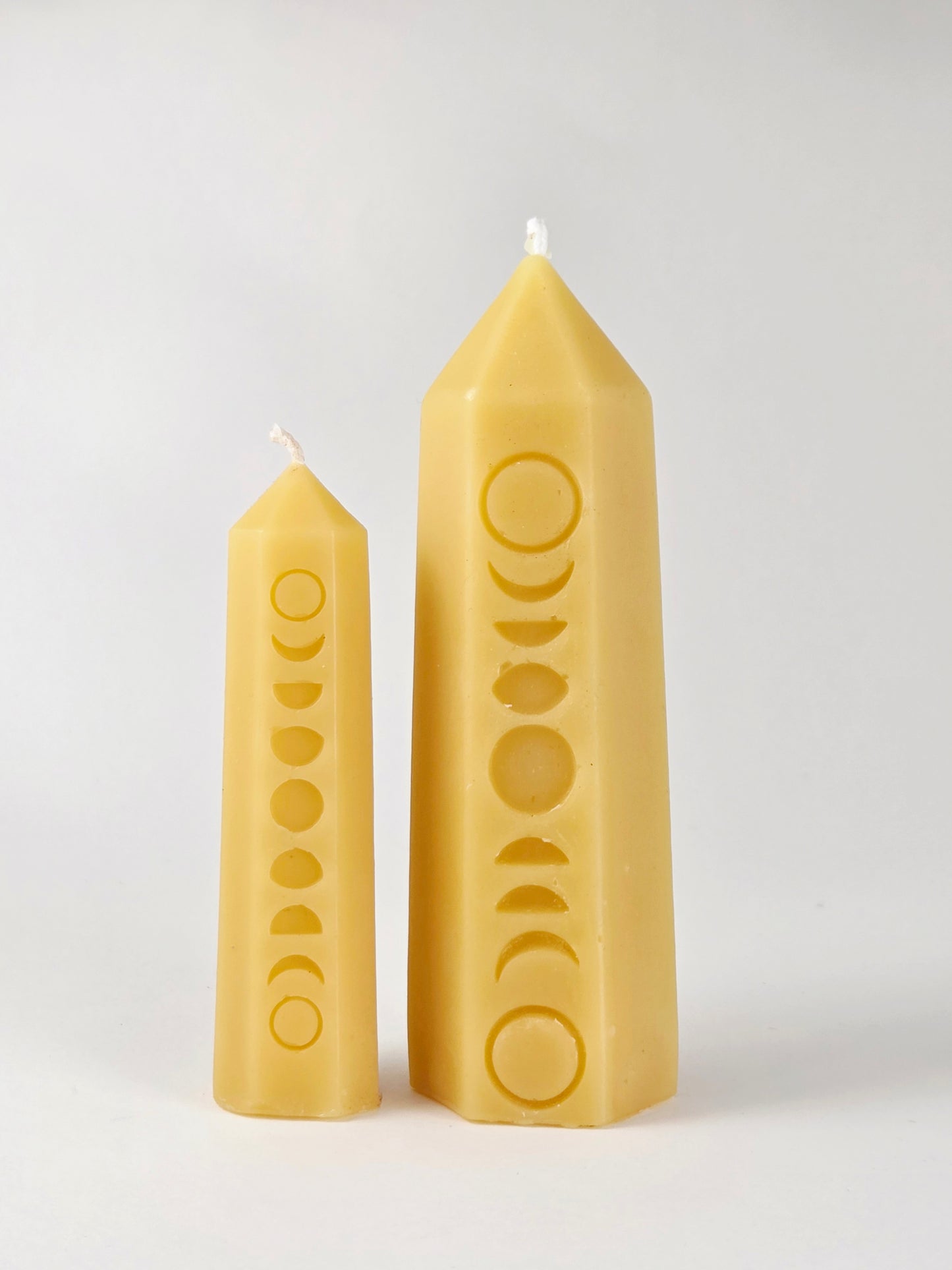 Moon Phase Obelisks | Beeswax Candles