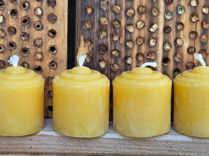 Rustic Votives - Pack of 6 | Beeswax Candles