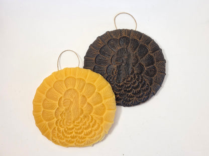 Turkey Medallion | Beeswax Ornament