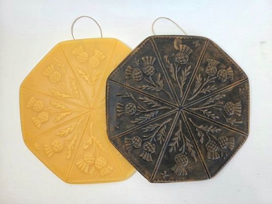 Scottish Thistle Crest | Beeswax Ornament