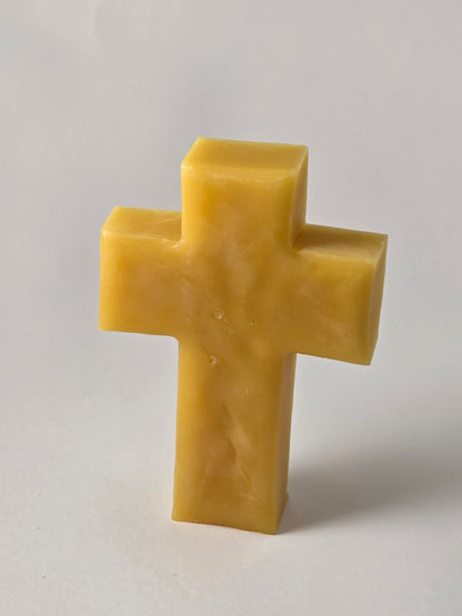 Joy to the World Cross | Beeswax Figurine