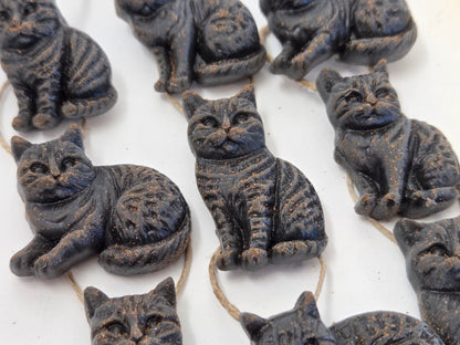 Cat Lady Cats - Set of 6 | Beeswax Ornaments