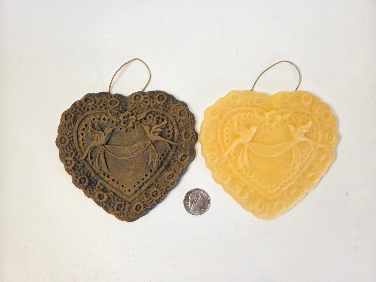 Romantic Heart | Beeswax Ornament