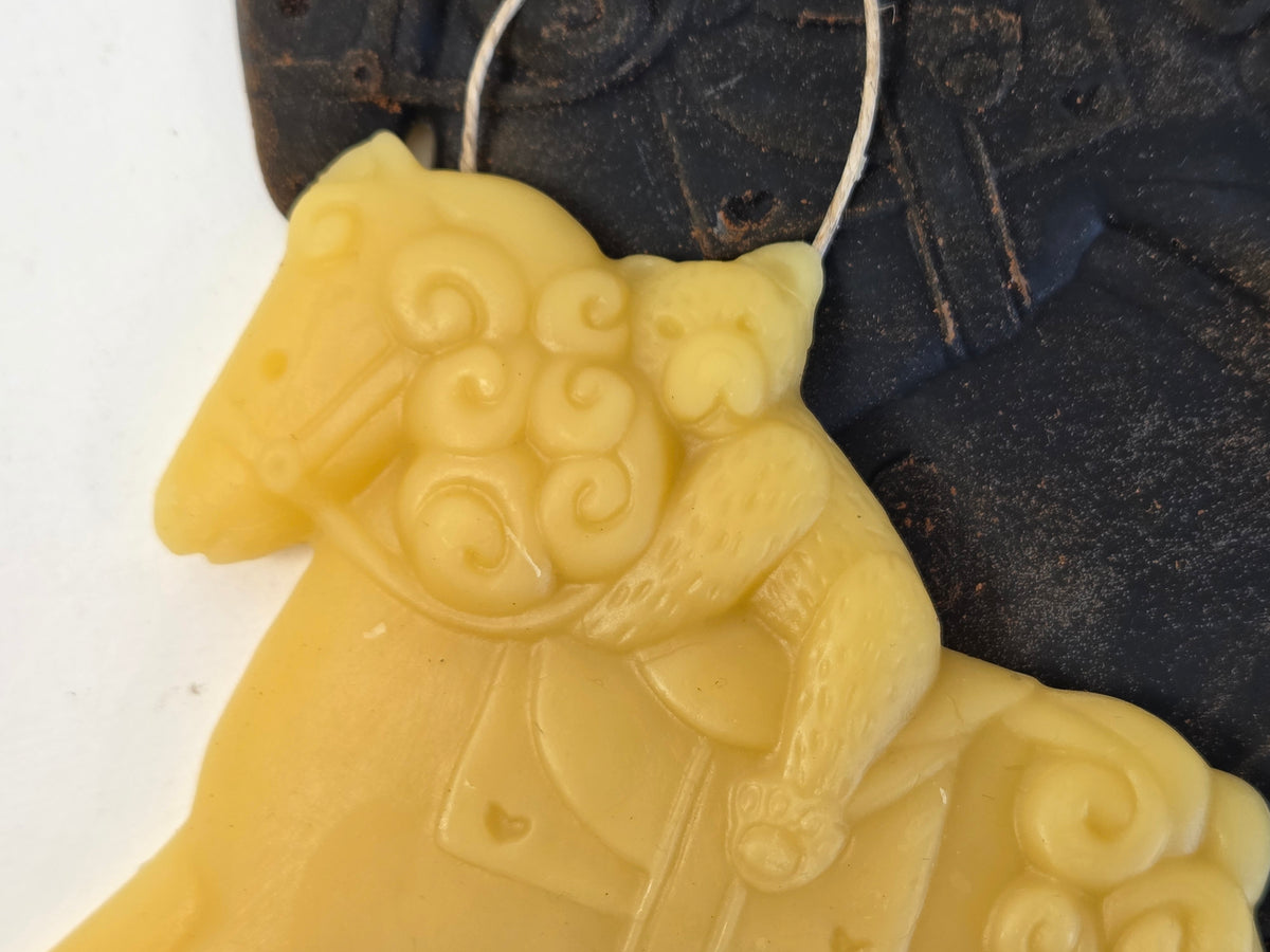 Antique Rocking Horse | Beeswax Ornament