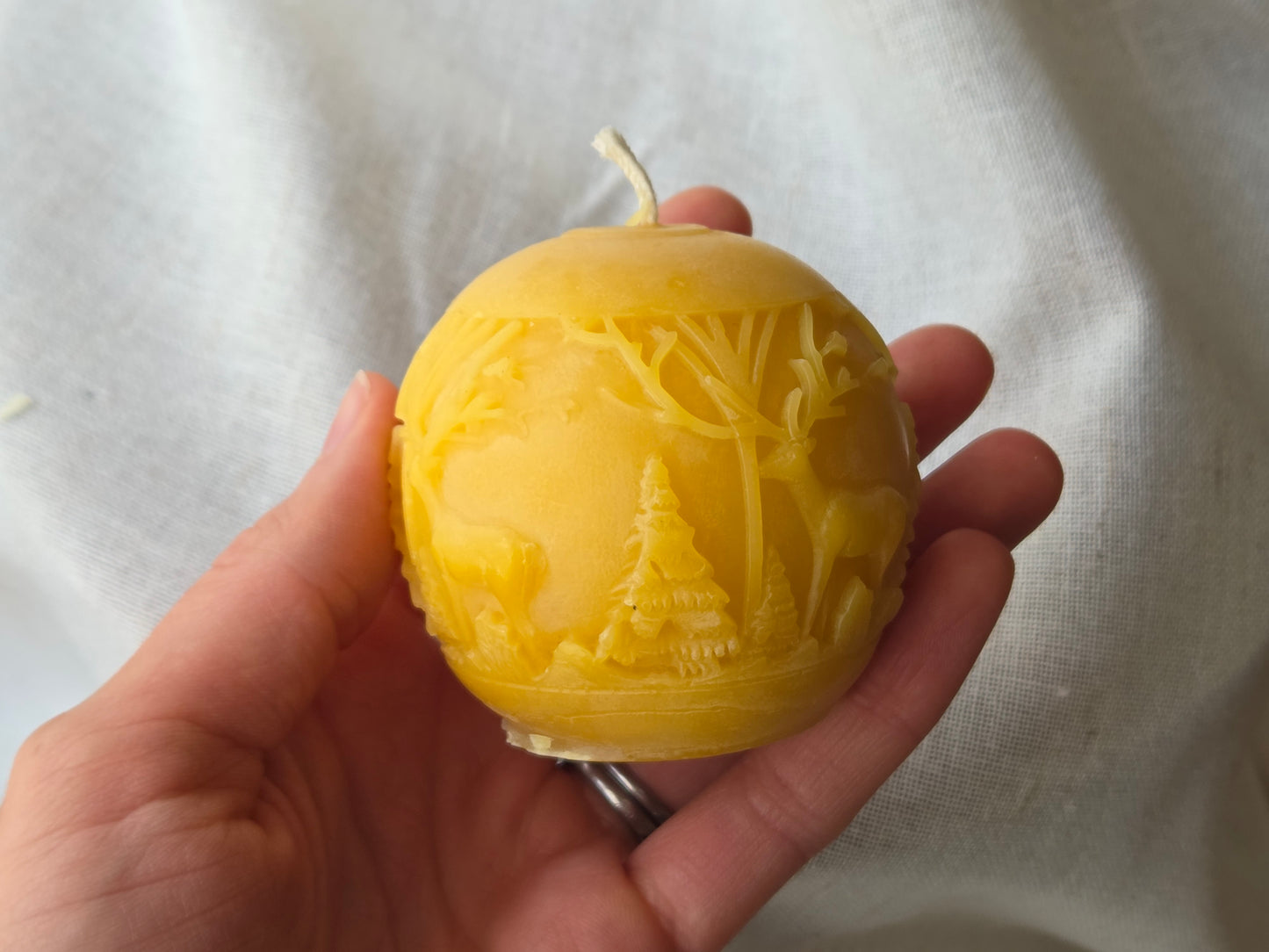 Stag Ball | Beeswax Candle