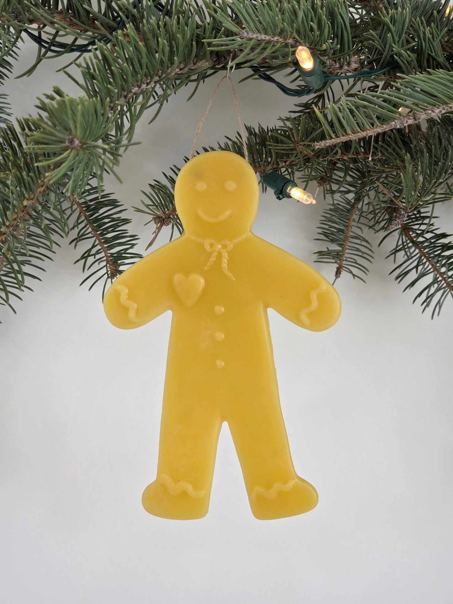 Gingerbread Man, Large | Beeswax Ornament