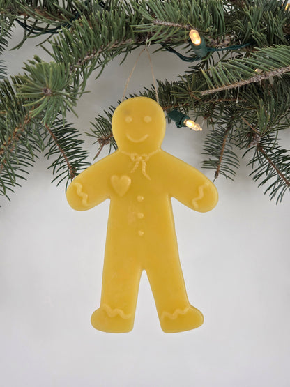 Gingerbread Man, Large | Beeswax Ornament