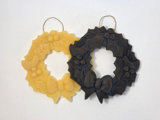 Turtledove Wreath | Beeswax Ornament