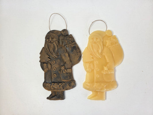 Jolly Old Saint Nick | Beeswax Ornament