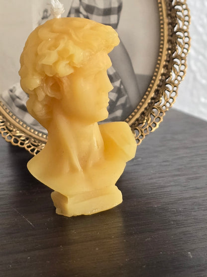 Handsome Greek Guy, Set of 3 | Beeswax Candle