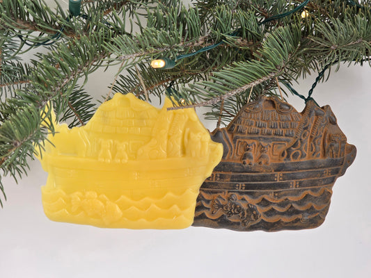 Noah's Ark | Beeswax Ornament