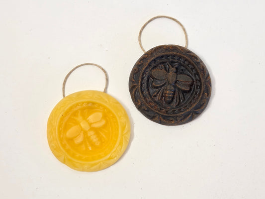 Bee Medallion | Beeswax Ornament