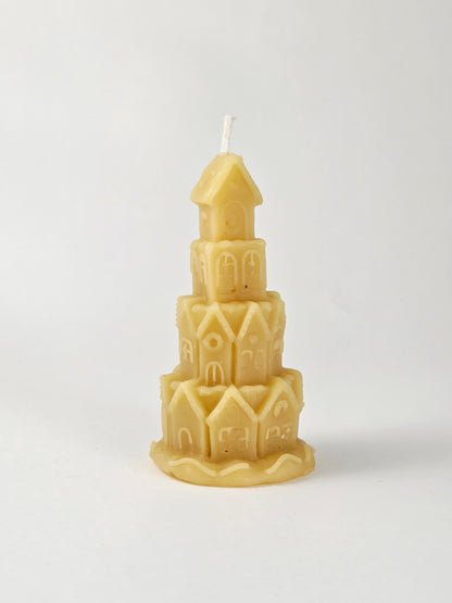 Gingerbread House Village | Beeswax Candle