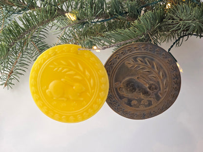 The Wheat and The Hare | Beeswax Ornament