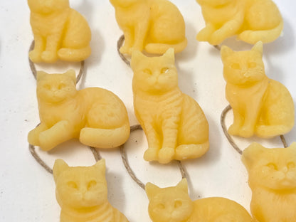 Cat Lady Cats - Set of 6 | Beeswax Ornaments