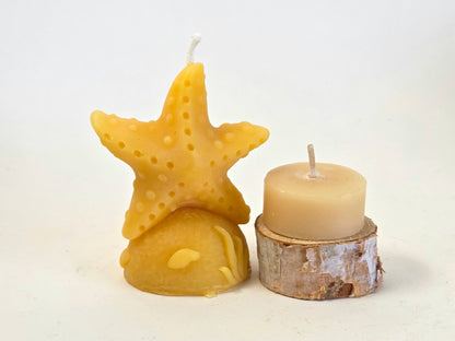 Sea Star | Beeswax Starfish Candle