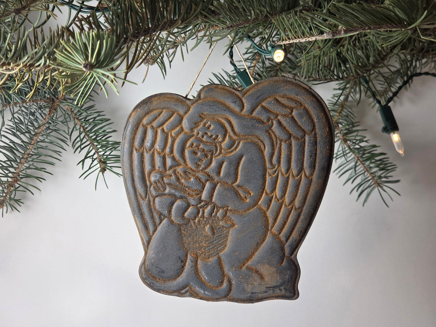 Angel Embrace | Beeswax Ornament