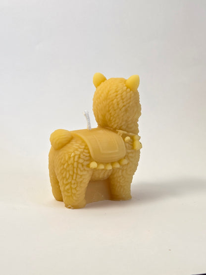 Peruvian Alpaca | Beeswax Candle