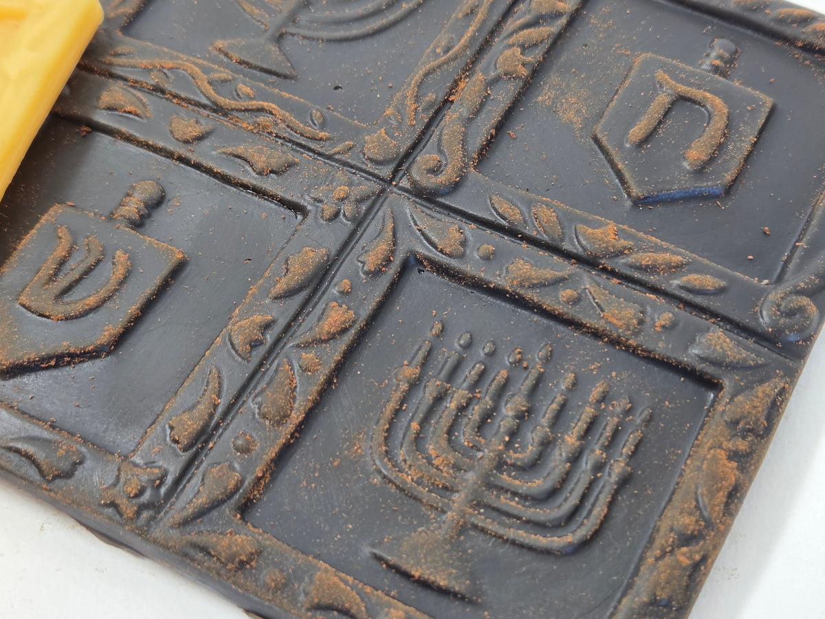 Menorahs and Dreidels | Beeswax Ornament