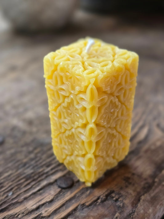 Abuela's Trivet | Beeswax Candle