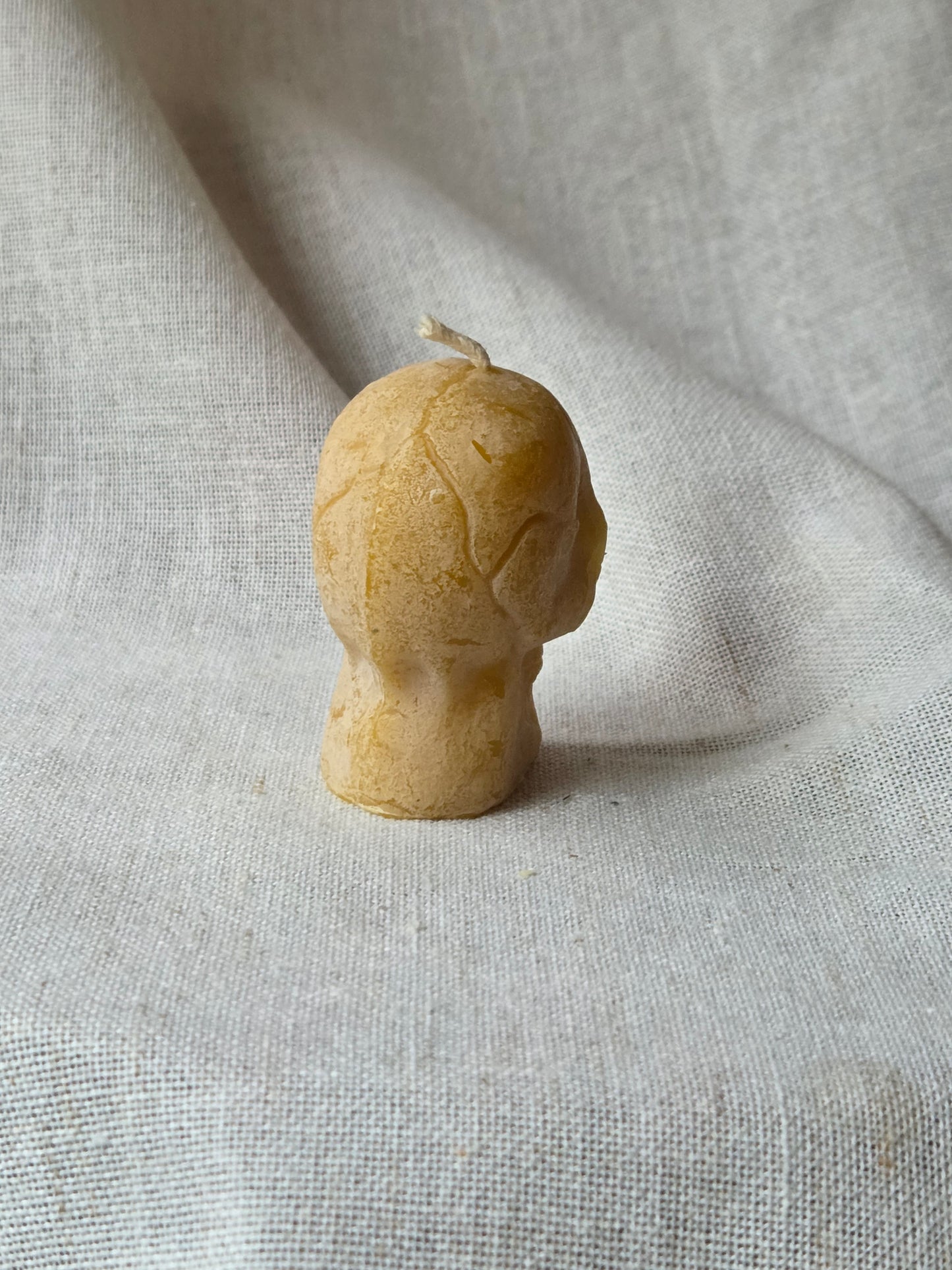 Mini Skull Votive, Set of 3 | Beeswax Candle