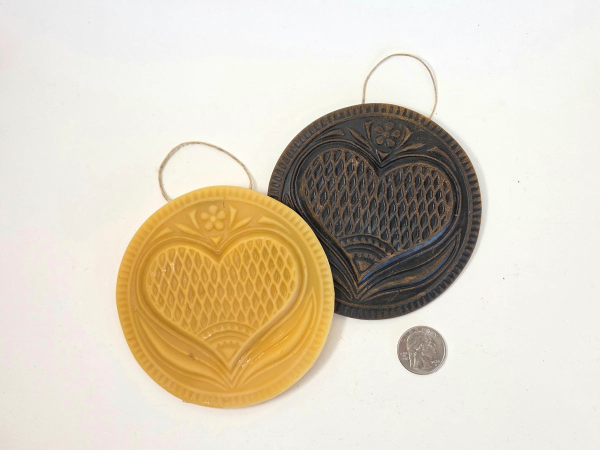 East Coast Heart | Beeswax Ornament