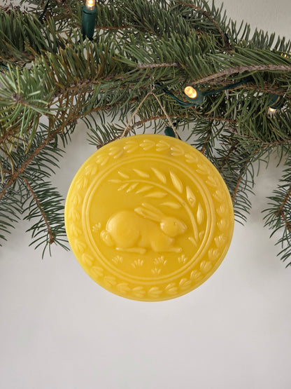 The Wheat and The Hare | Beeswax Ornament