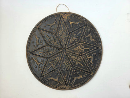 Nordic Noel | Extra Large Beeswax Ornament / Wall Plaque