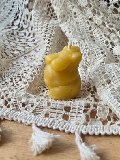 Chubby Mother Votive, Set of 3 | Beeswax Candle