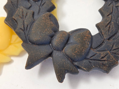 Turtledove Wreath | Beeswax Ornament