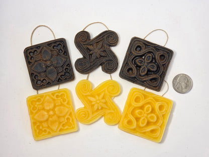 Temple Stone - Set of 3 | Beeswax Ornament