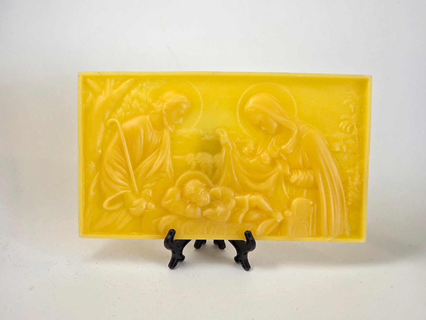 Welcome to Our World Nativity Plaque | Beeswax Ornament