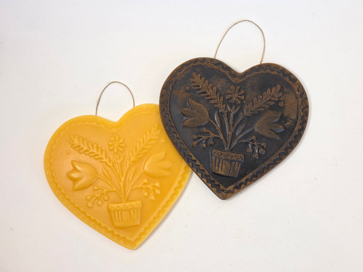 Scandinavian Heart | Beeswax Ornament