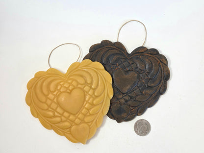 A Quilter's Patient Heart | Beeswax Ornament