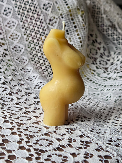 Pregnant Woman - 2 Sizes | Beeswax Candle