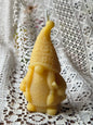 Slavic Skier Gnome | Beeswax Candle