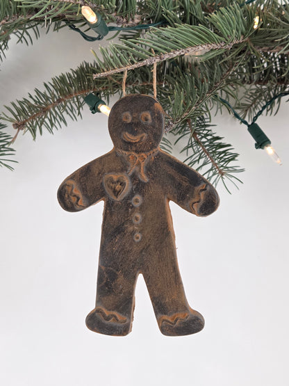 Gingerbread Man, Large | Beeswax Ornament