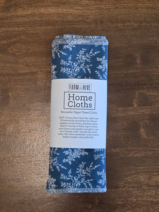 Millie Floral Home Cloths | 100% Cotton Reusable Paper Towels