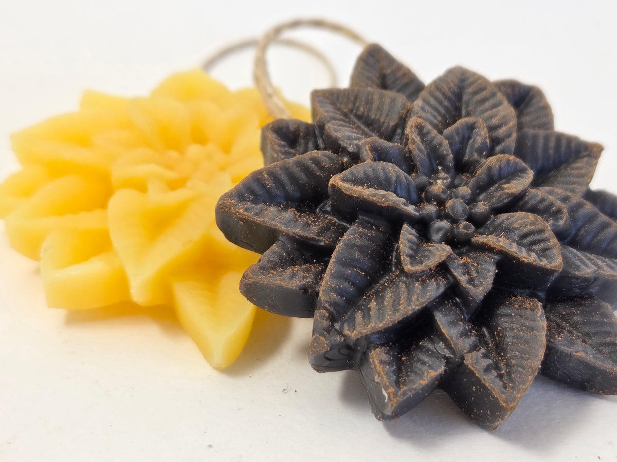 Farmer Grant's Poinsettia | Beeswax Ornament
