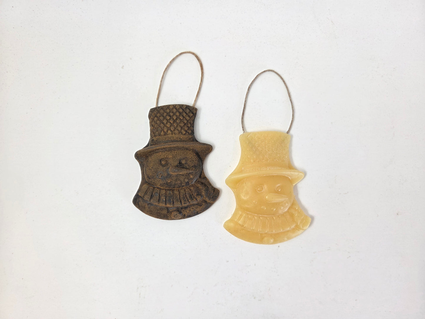 Top Hat Snowman | Beeswax Ornament