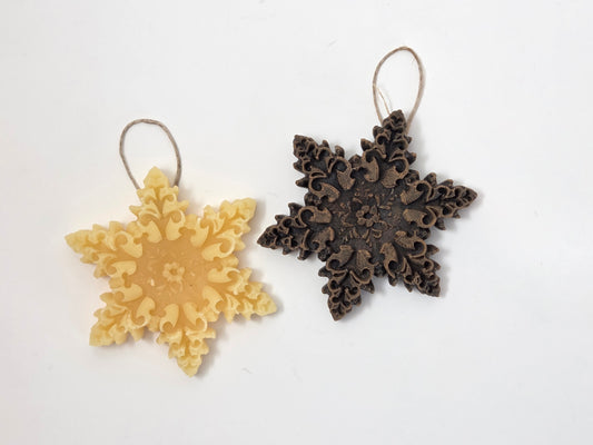 Frozen Snowflake | Beeswax Ornament