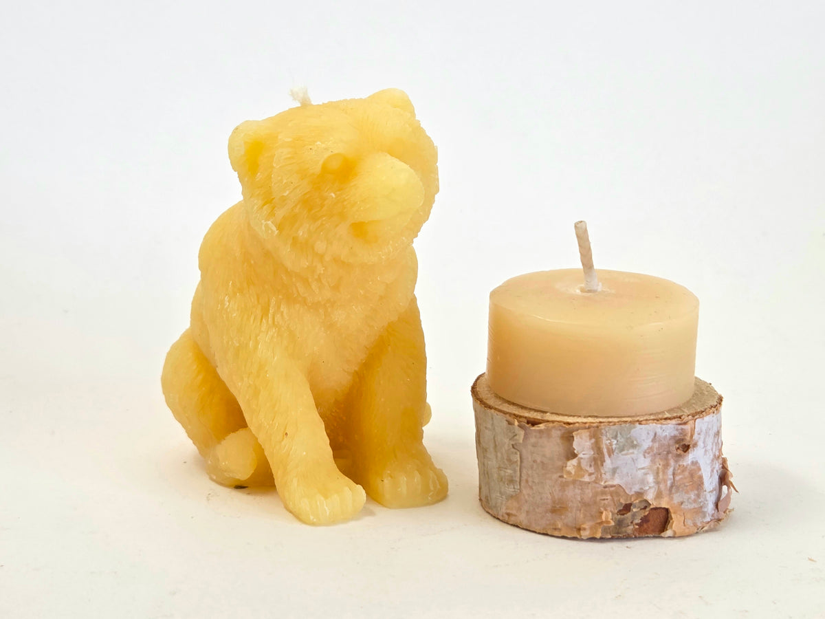 Grizzly Bear | Beeswax Candle