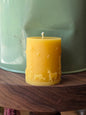 Winter Scene Pillar | Beeswax Candle